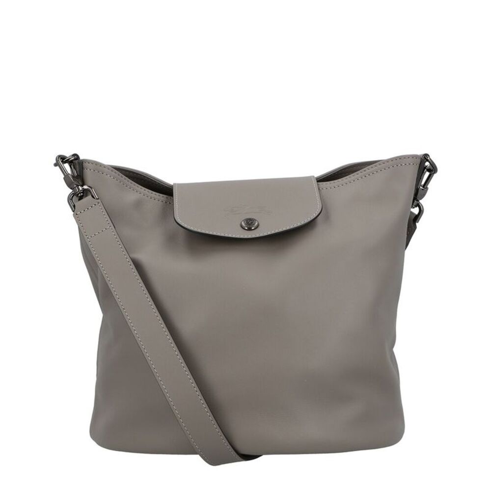 Longchamp Le Pliage Xtra M Leather Shoulder Bag, Brown